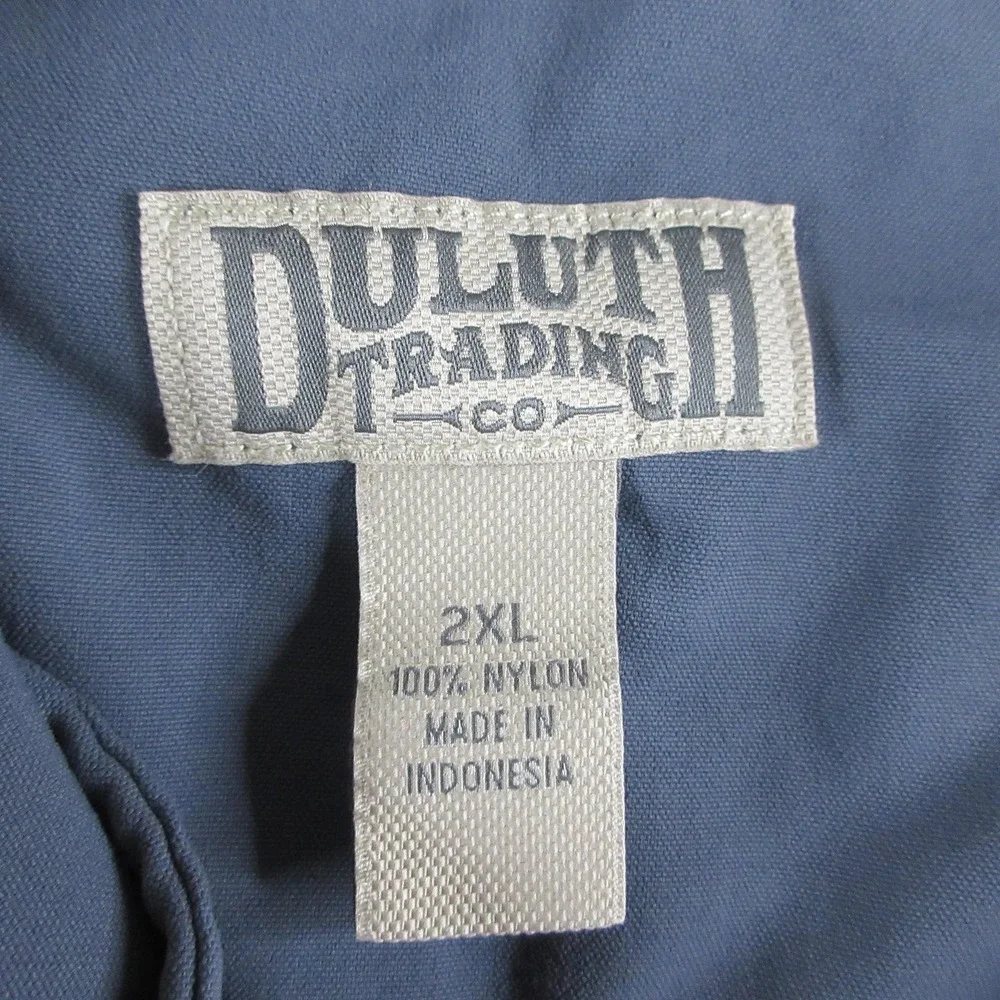 Duluth Trading Co Cargo Shorts Mens 2XL Gray Pockets 9 Inseam Hiking Outdoor